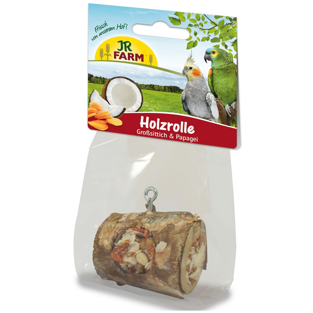 JR FARM Birds Rouleau en Bois pour Perruche et Perroquet 150 g