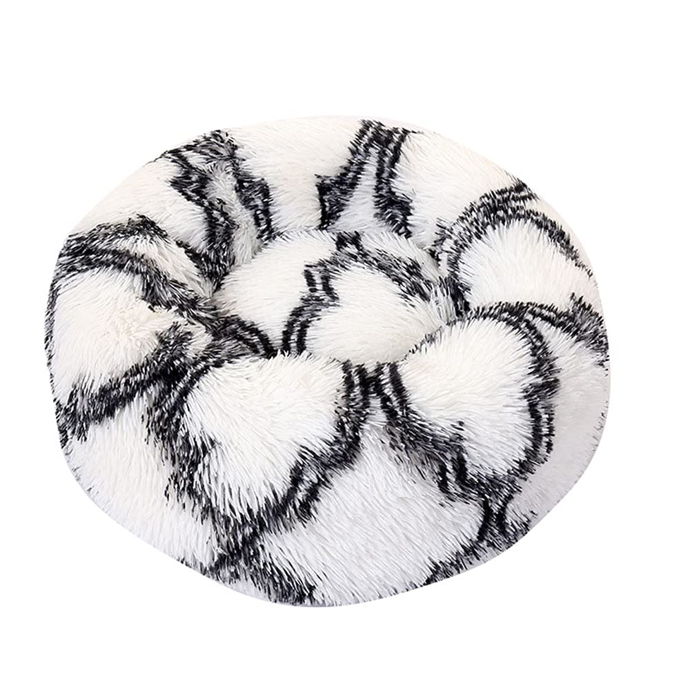 Chickw1 Donut Hundebett & Katzenbett – Weich, Warm, Waschbar Mit Rutschfester Basis (70cm, Grün)