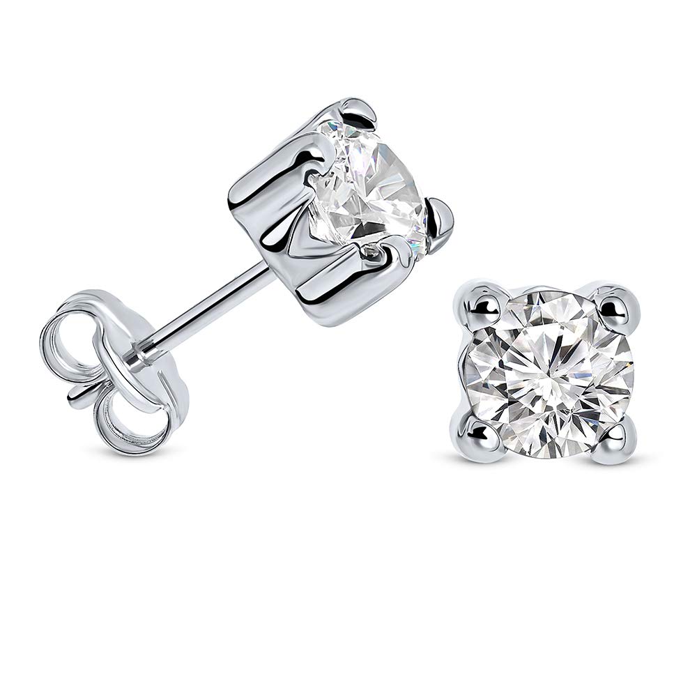 MIOREPendientes de mujer Diseño rectangular oro blanco- oro amarillo- 9 quilates 375-2 rubíes de laboratorio con circonitas - zafiros - esmeraldas- Joyas de mujer hechas a mano en España.