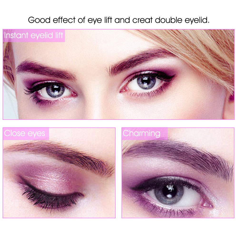Invisible Double Eyelid Tapes, Medical-use Two Sides Sticky Fiber Eyelid Strips, Perfect for Heavy Saggy Hooded, Droopy, Uneven, Mono-eyelids