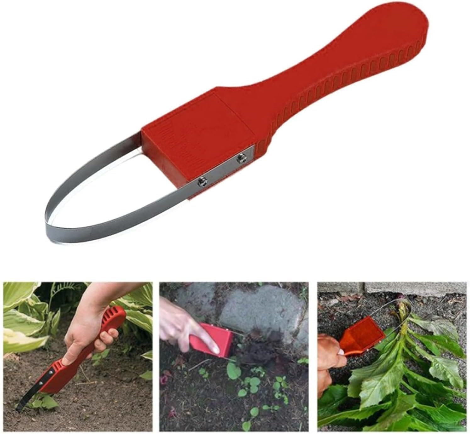 Hand Loop Weed Puller - Stainless Steel Weeder -2