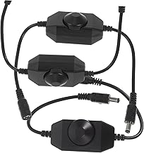 OSALADI 3 Pçs Mini Interruptor Dimmer De Luz LED Mini Interruptor Dimmer LED Para Luzes LED Dimmer Interruptor De Luz Dimmer Controlador De LED De Cor Única Para Dimmer De Lâmpada De Tira