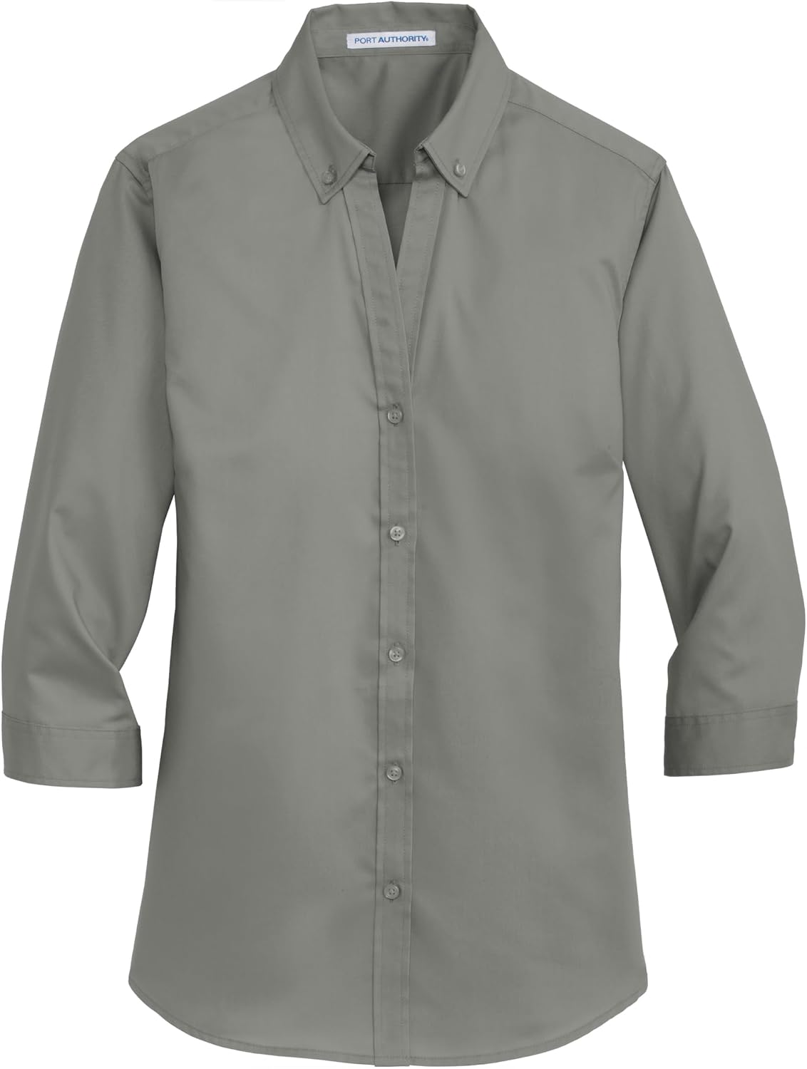 Port Authority Women's 3/4-Sleeve SuperPro Twill Button-Down Shirt