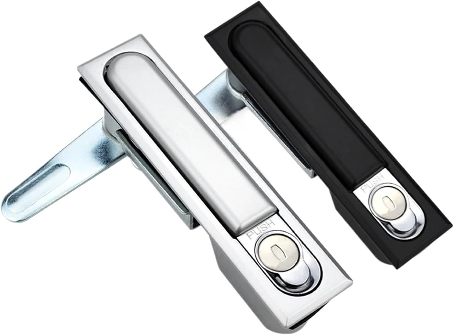 Handle Lock Plane Industrial Information Communication Network Cabinet Test Equipment Outdoor Lock 1Pcs(Silvery)