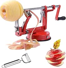 Sythers 3-in-1 Apple/Potato Peeler Corer Stainless Steel Hand-cranking Apple Peeler Slicer Peeler