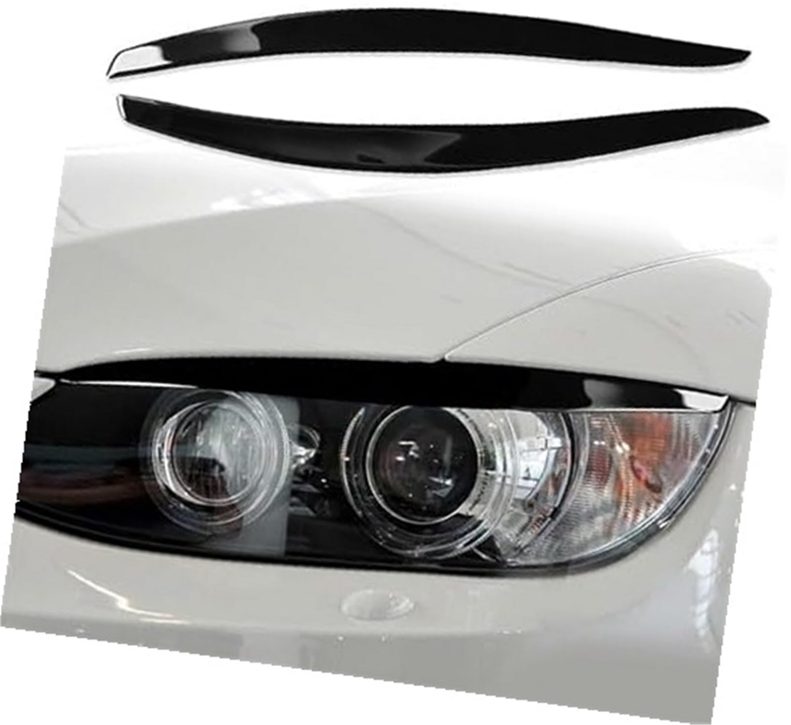 Garniture de front de phare de voiture finition premium pour paupière BMW E92 E93