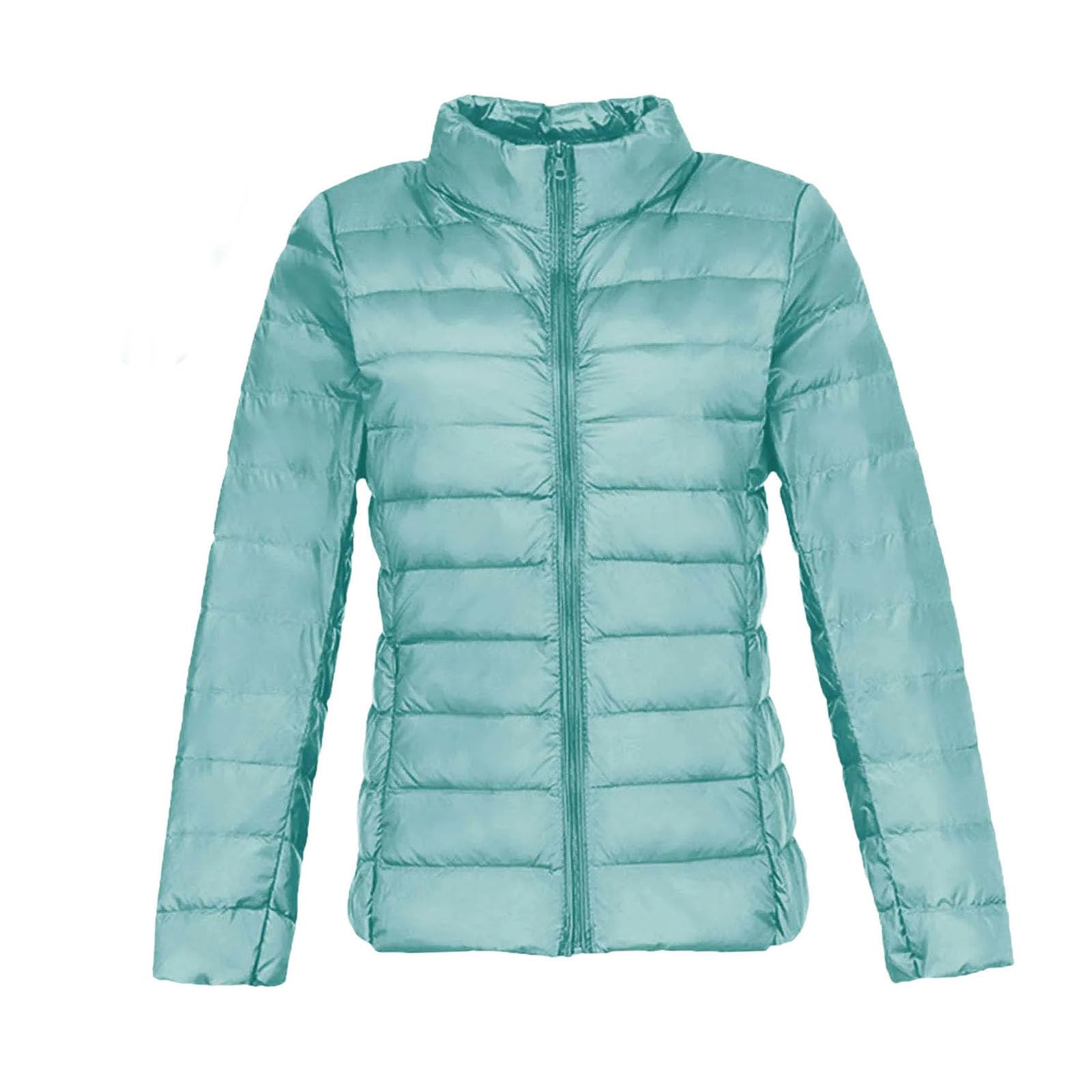 Doudoune légère blanche duvet de canard femme coupe-vent compressible