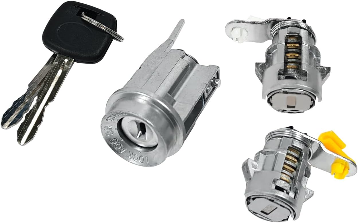 Ignition Switch Complete Lock Cylinder Key Set Compatible with 1999-2002 Toyota 4Runner Base/SR5/Limited 3.4L V6 2.7L L4 Engines