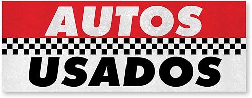 Miniatura 5 de Autos Usados  24" X 72" Banner  Outdoor Vinyl Sign with Grommets  Auto Shop Car Dealer Dealerships  Made in The USA