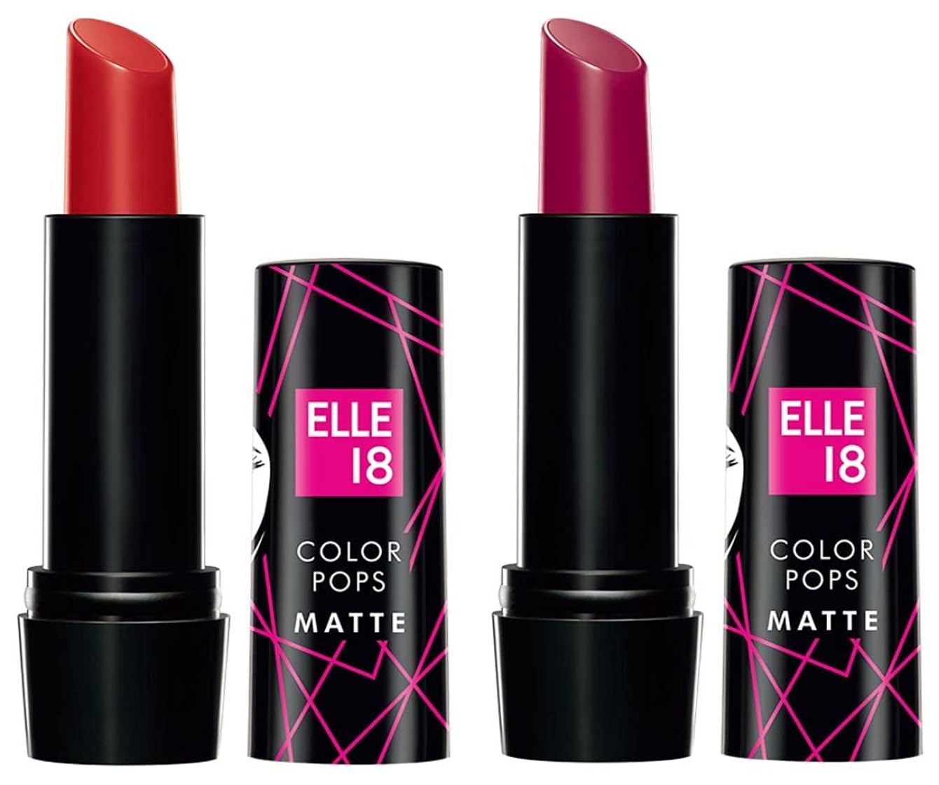 Elle 18 Lipstick Berry Tea (Matte)&Elle 8 Lipstick Maroon Silk (Matte)-image-35
