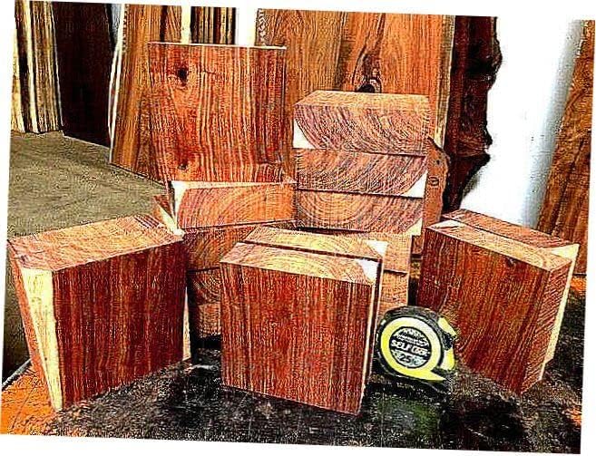 One Granadillo Bowl Blank Lathe Lumber Wood 6 X 6 X 3" Suitable Wood Pieces for Wood Crafts and Projects