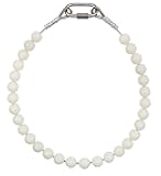 Flagpole Gear Retainer Ring Beaded Ring for Internal Halyard System - Flag Pole Rings to Keep Flag Close to Pole - Made in The USA - Fits Diameter Size of Pole (White) (Fits 12