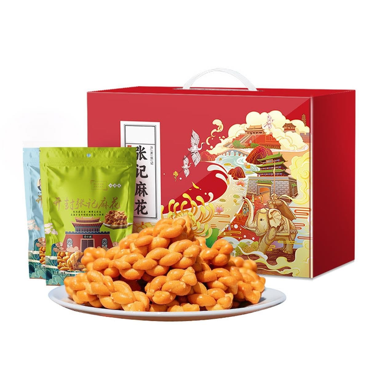 Trenzas De Masa Crujientes Caja De Regalo 6 Sabores Botana 1008g