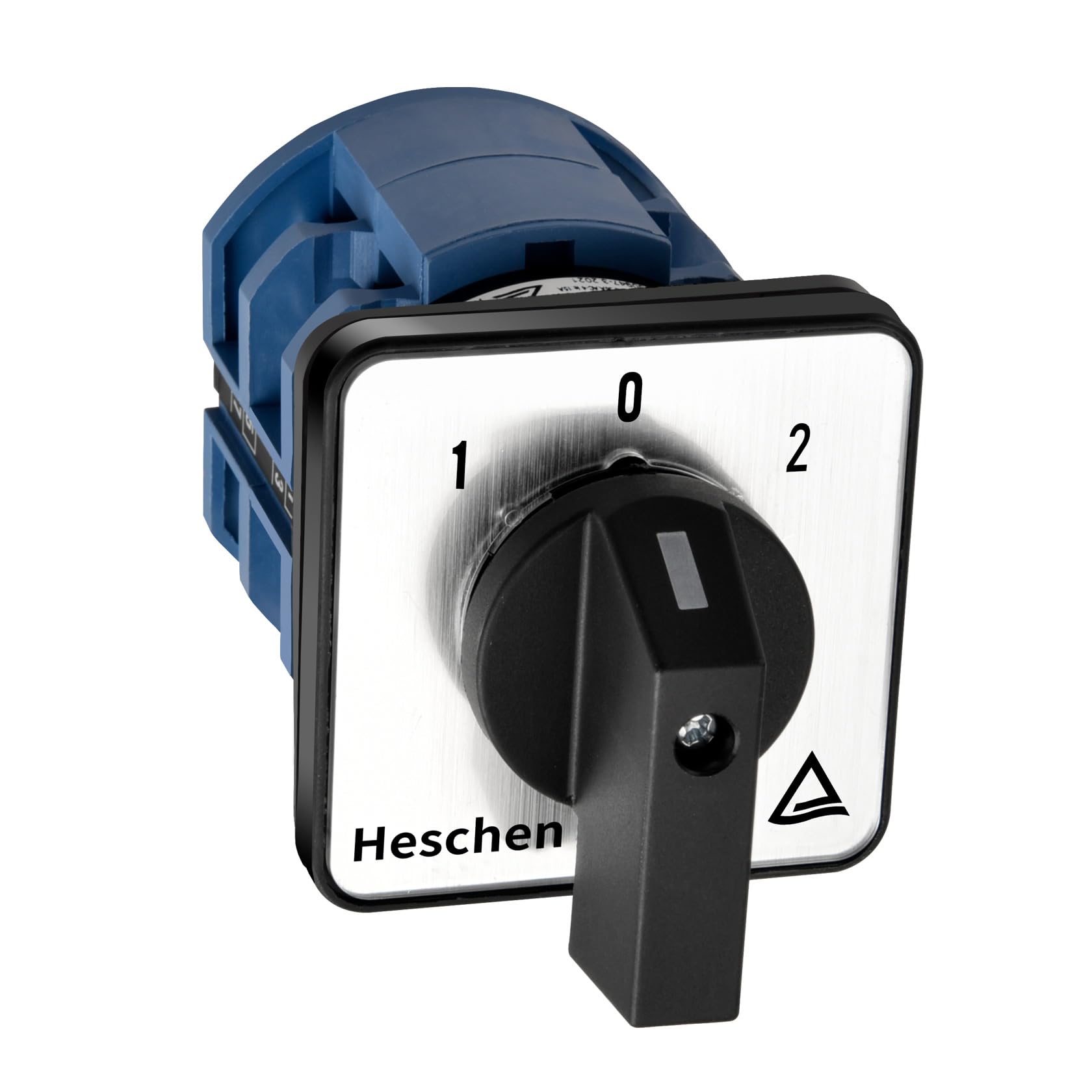 Heschen Sélecteur de came rotatif universel SZW26-63/D202.2, 660 V 63 A, ON-OFF-ON 3 positions, 2 phases, 8 bornes, CE