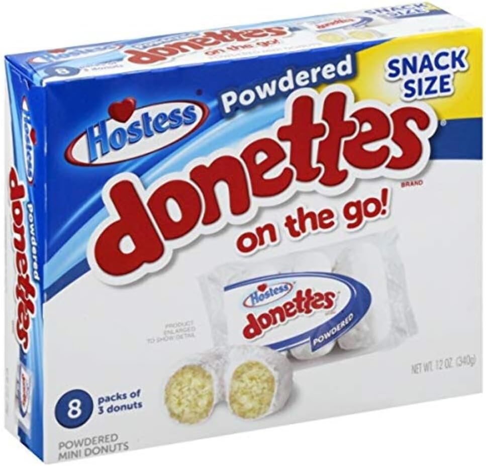 Snack Size Donettes 12oz Box (Powdered, 12oz)