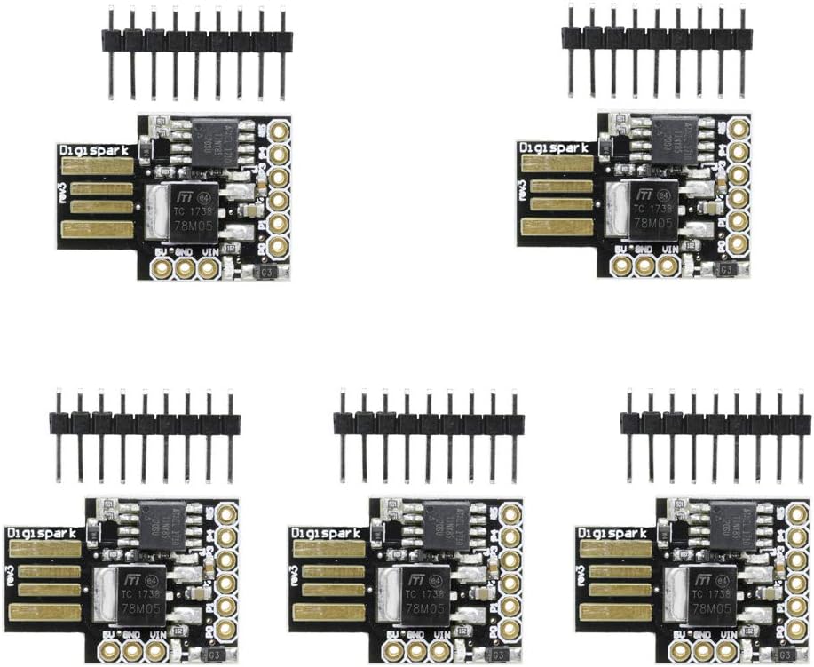 Comimark 5Pcs Digispark Kickstarter ATTINY85 for Arduino General Micro USB Development Board