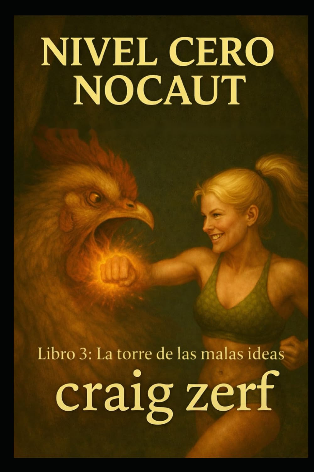 NIVEL CERO NOCAUT Libro 3: La torre de las malas ideas: Un juego de rol de mazmorras LitRPG con una heroína de nivel cero, superpoderosa y que lo golpea todo.