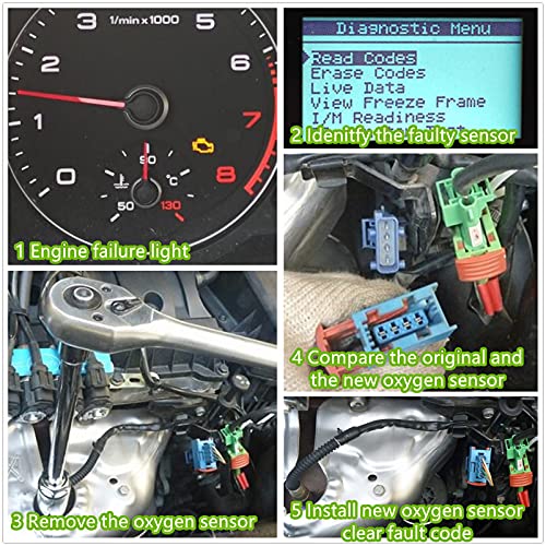 Doskjok 234-9091 O2 Oxygen Sensor Air Fuel Ratio Upstream Compatible With Tsx 2009-2014 Accord 2008-2012 Crv 2010-2011 2.4L L4 1Pcs #TOP5