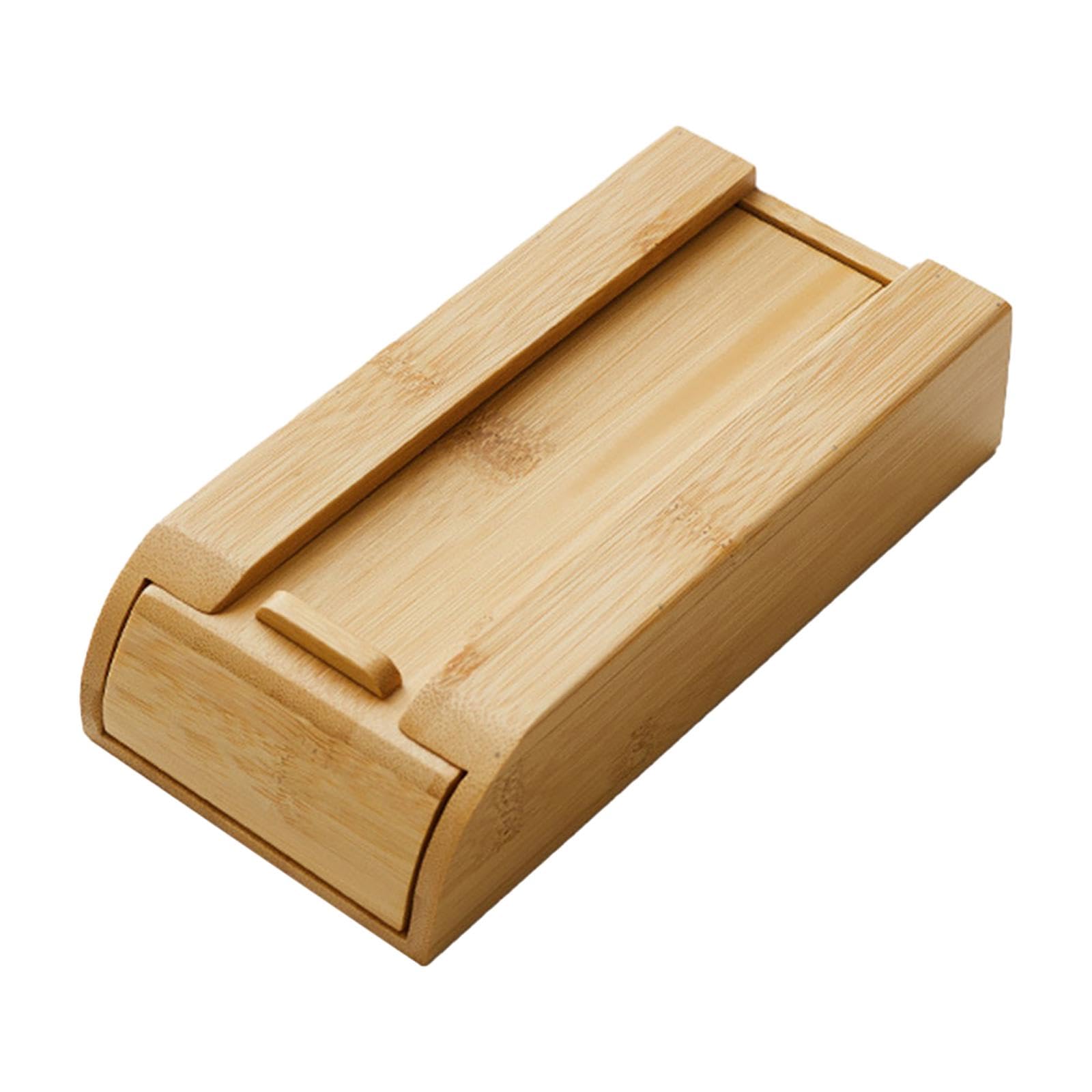 WOVEBIUS under Desk Drawer Wood Classroom Desktop Slide Out under Desk Storage Drawer 19.5x9.5x16.5cm