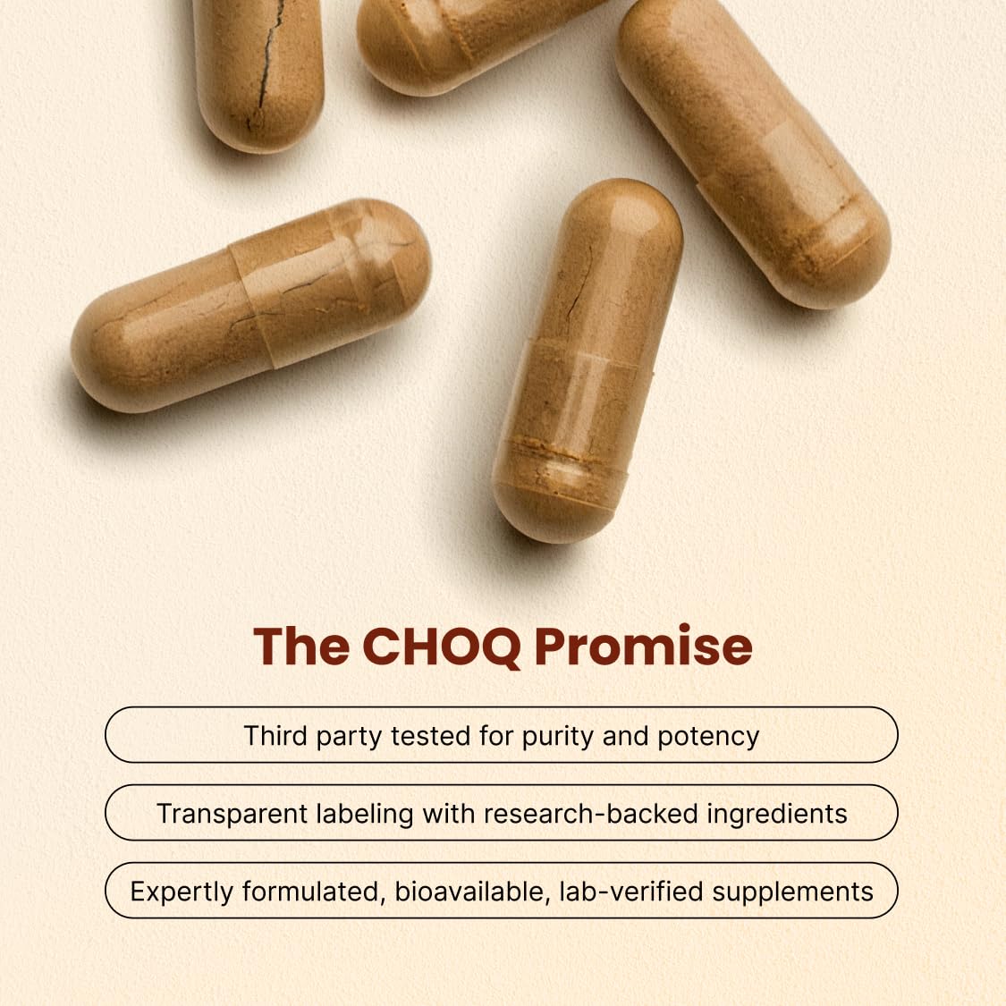 CHOQ® Shilajit - Over 50% Fulvic Acid, 500 mg Vegan Capsules, Energy, Brain, Focus, Collagen, Hormones, Mitochondrial Function, Urolithin A, Lab-Tested — Amazon image 2