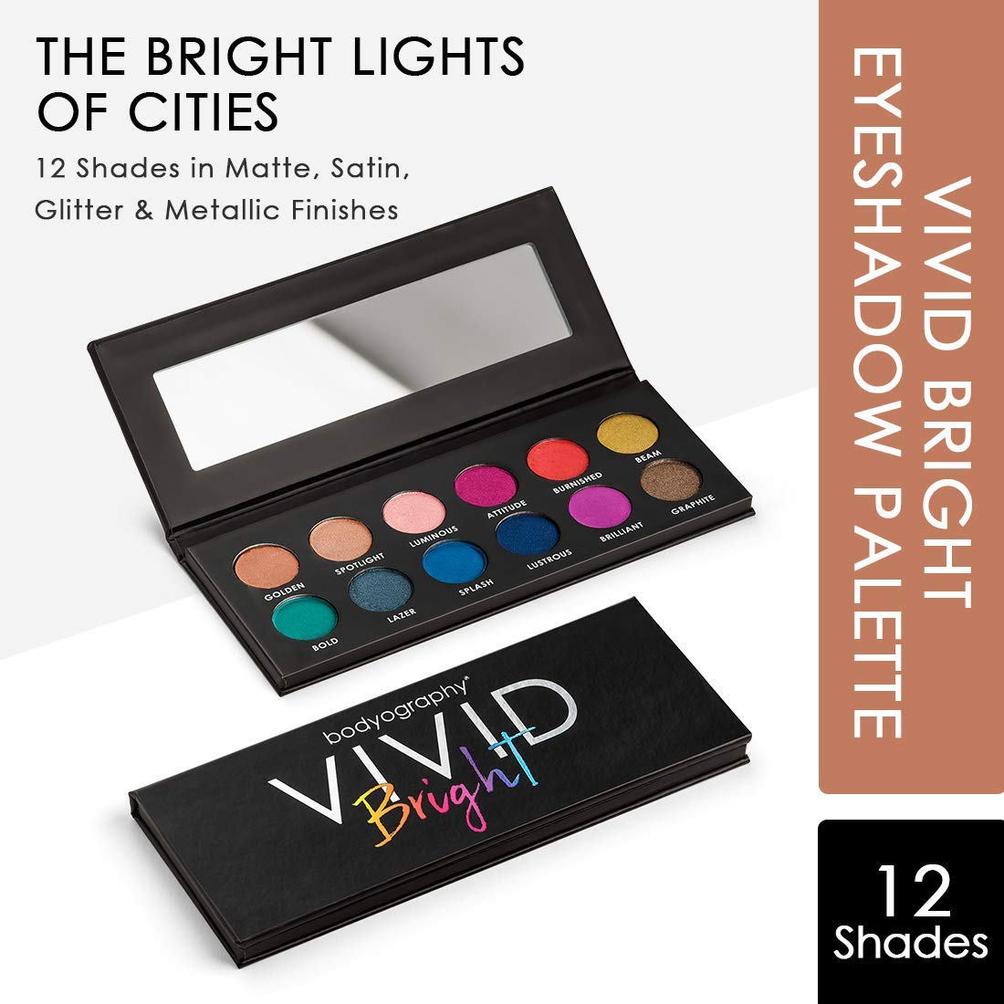 Bodyography Vivid Bright Eyeshadow Palette
