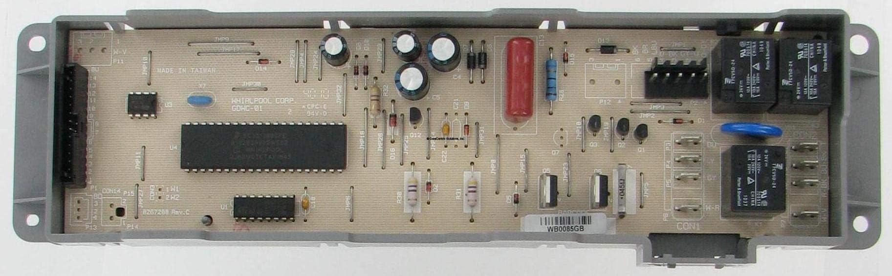 CoreCentric Remanufactured Dishwasher Control Board Replacement for Whirlpool W10281528 / WPW10281528