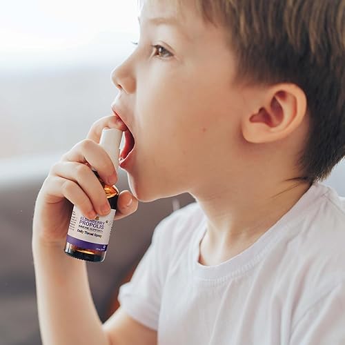 Miniatura 8 de BEE and You Kids - Aerosol diario para la garganta, apoyo inmunológico natural, antioxidantes y alivio del dolor de garganta, saúco, vitamina C,