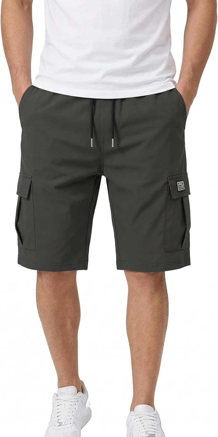 Kangoo Sport Cargo Shorts - 2026 New Men’s Casual Tactical Style Drawstring Stretch Cargo Shorts