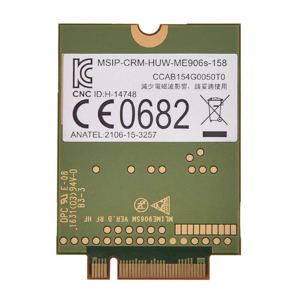 Scheda di Rete Wireless per ME906S-158 LT4132 Adattatore WiFi LTE 4G Modulo M.2 Scheda di Rete per HP Sostituire ME906E
