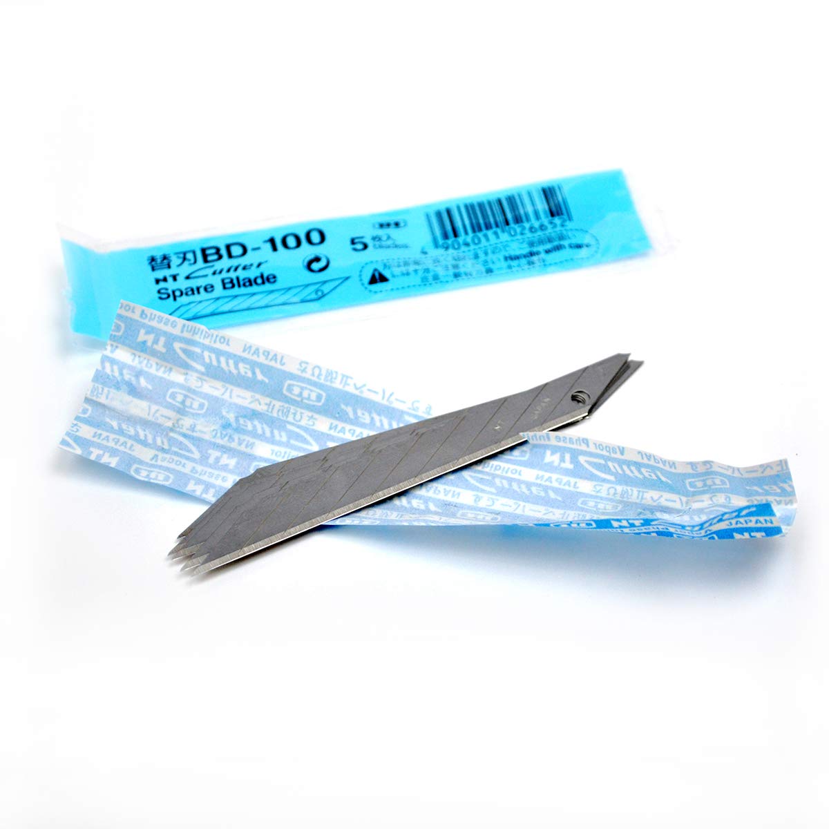 NT CUTTER BD-100 Ersatzklingen, abgeschrägt, 9 mm, 30-Grad-Winkel, 50 Stück