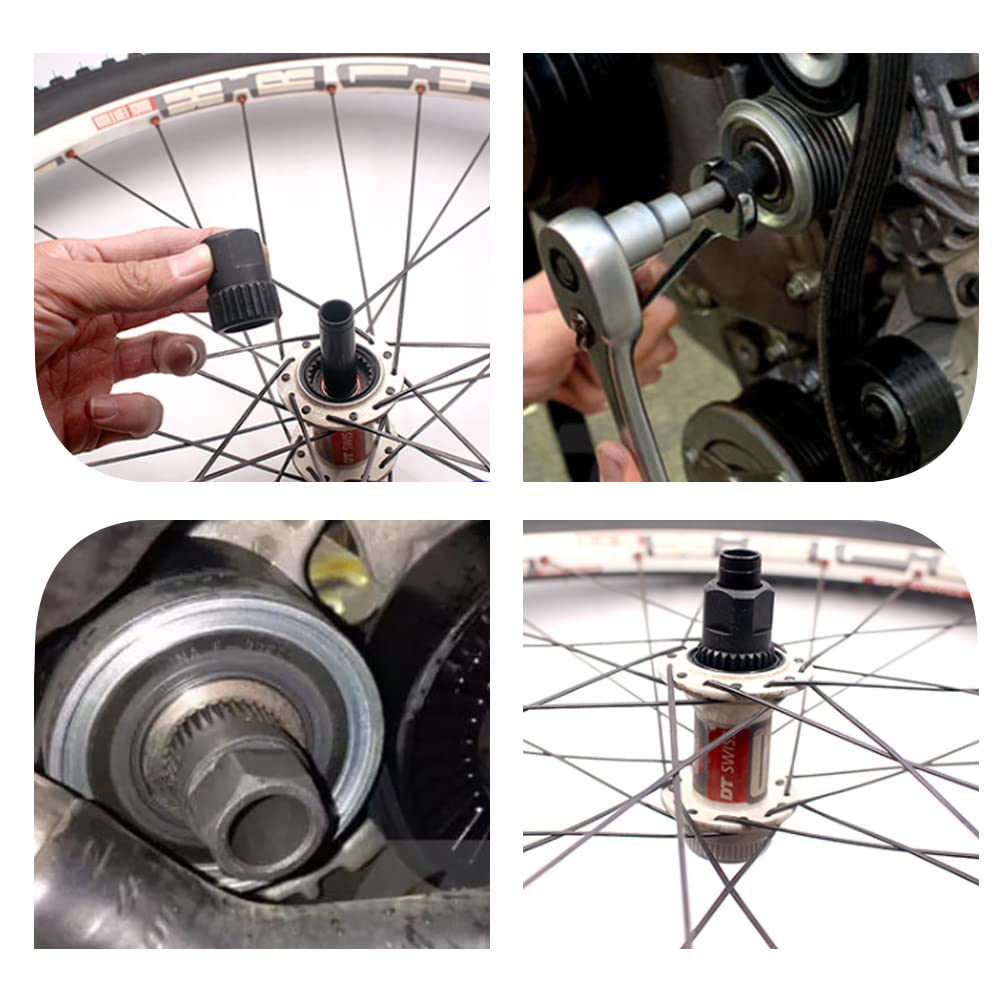 Chiave Alternatore Attrezzo Estrattore Puleggia Alternatore Kit Rimozione Centro Puleggia Alternatore Kit Chiave Puleggia Alternatore 33 Denti Scanalatura Presa Per Trapano