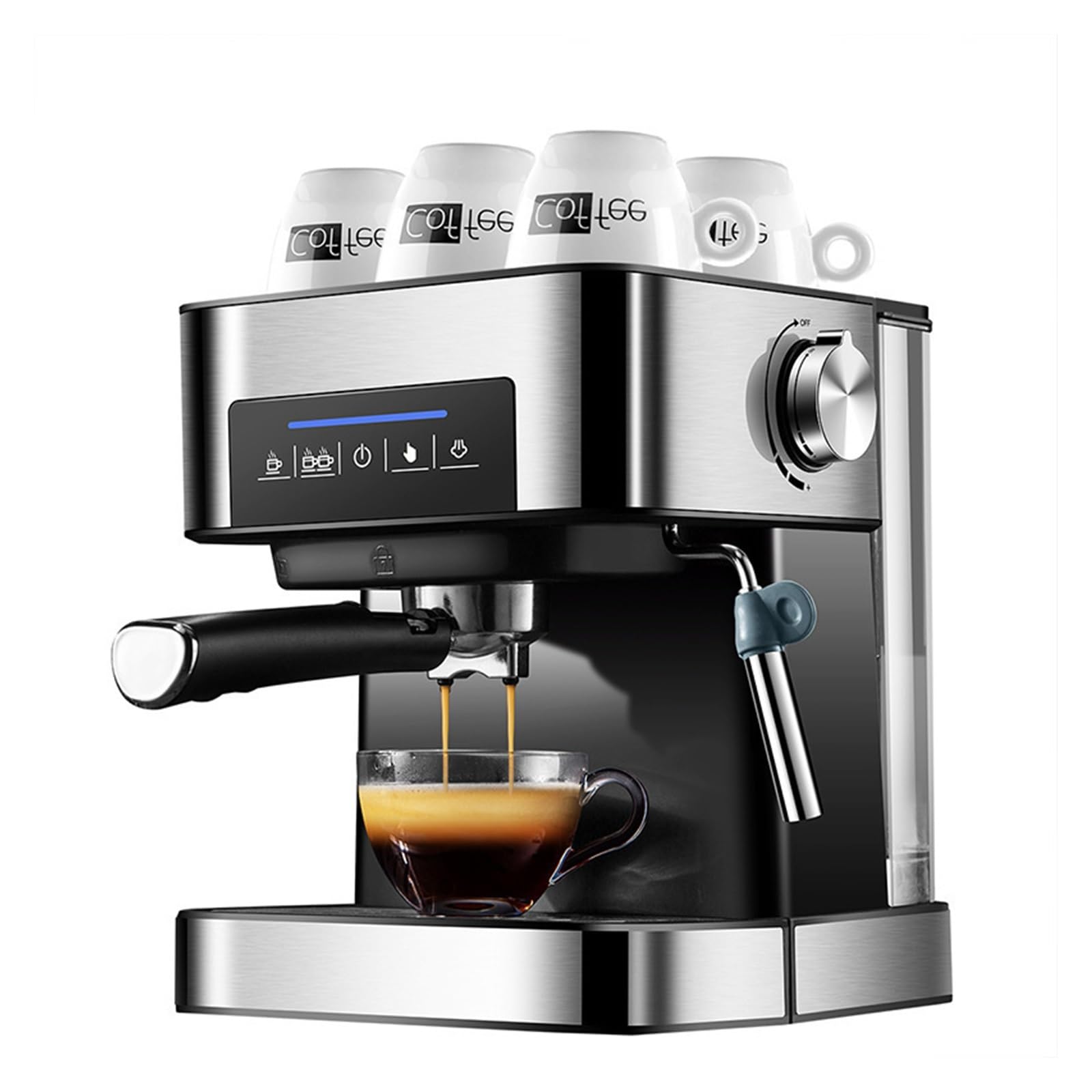 Coffee Machine Home Makers Semi-Automatic Steam Milk Foam Office 20Bar Expresso