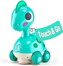CubicFun Musik Baby Spielzeug Dinosaurier für ab 6 9 12 Monate, Krabbelspielzeug mit Licht & Sound,Interaktives Krabbel Dino Baby Spielzeug 6 Monate,Tummy Time Toys für Junge Mädchen
