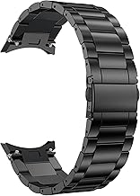 Prolet Chain Strap Compatible with Watch 4 20mm, Watch 4 Classic 20mm, 20mm Stainless Steel Metal Bands Replacement Bracelet Strap for Men & Women