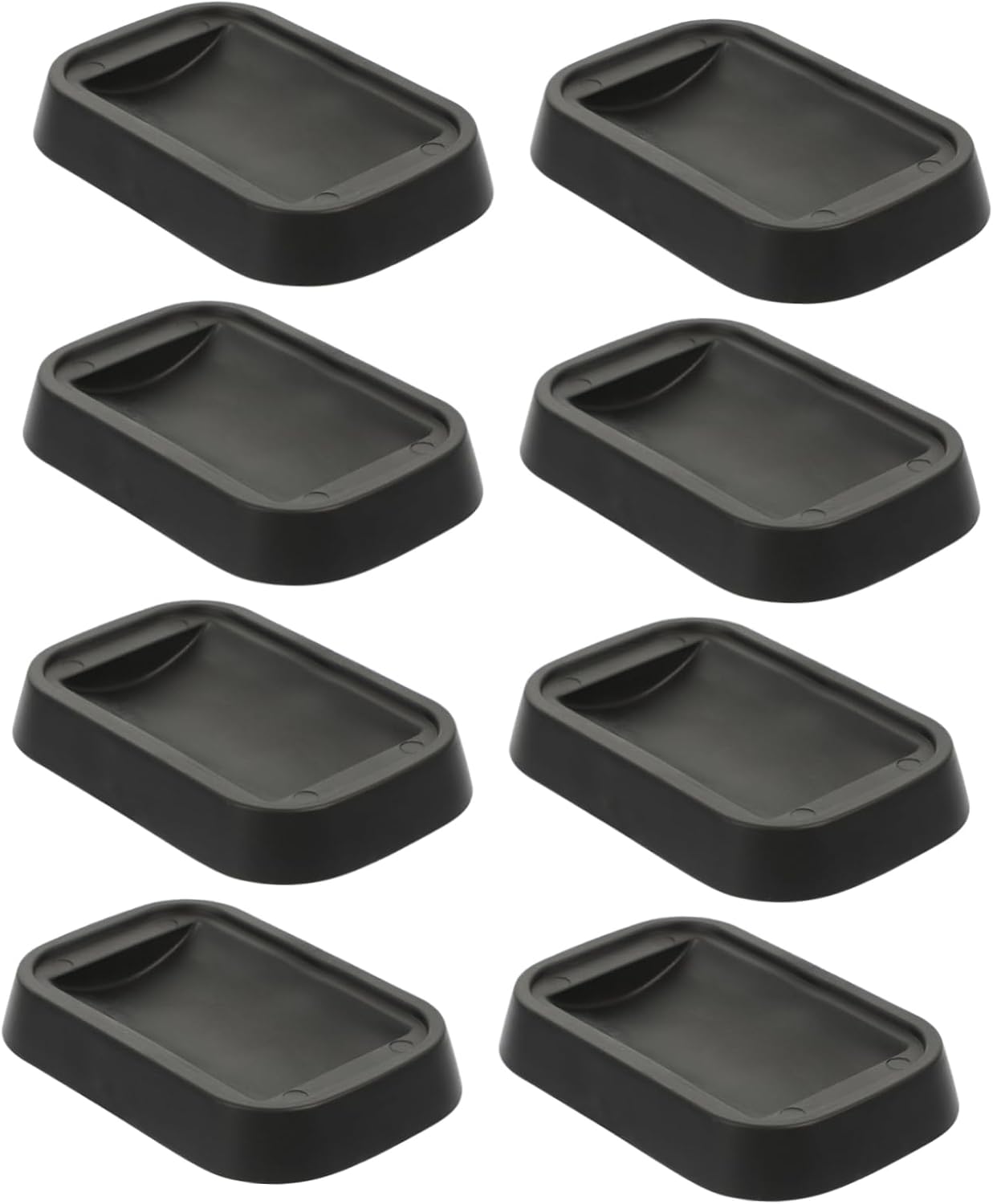8pcs Silicone Furniture Coasters Caster Cups Prevent Sliding Protect Floors