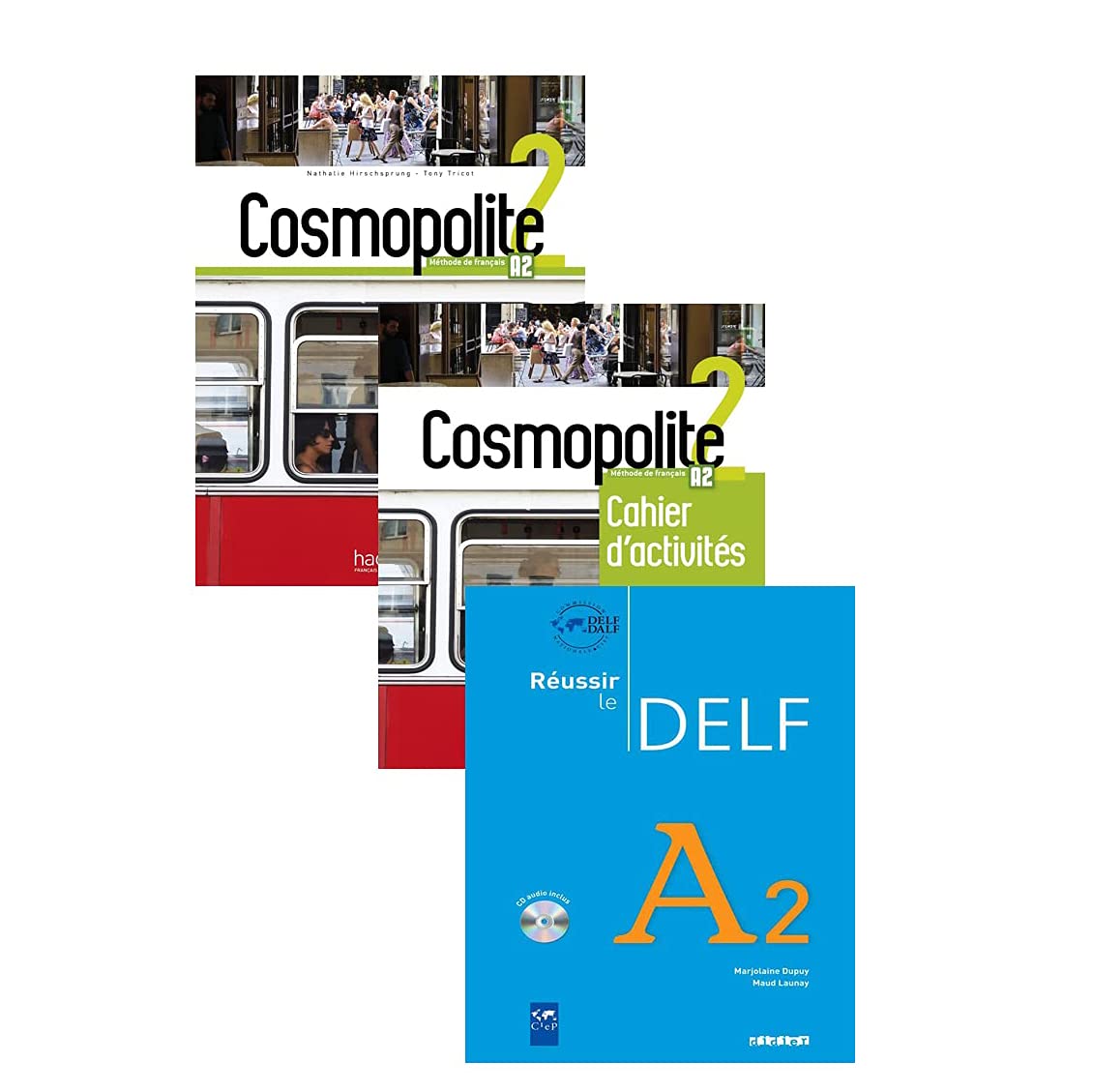 Cosmopolite 2-A2 Textbook with DVD+Workbook+Delf A2 Livre (3 Book Set) Paperback – 1 January 2017