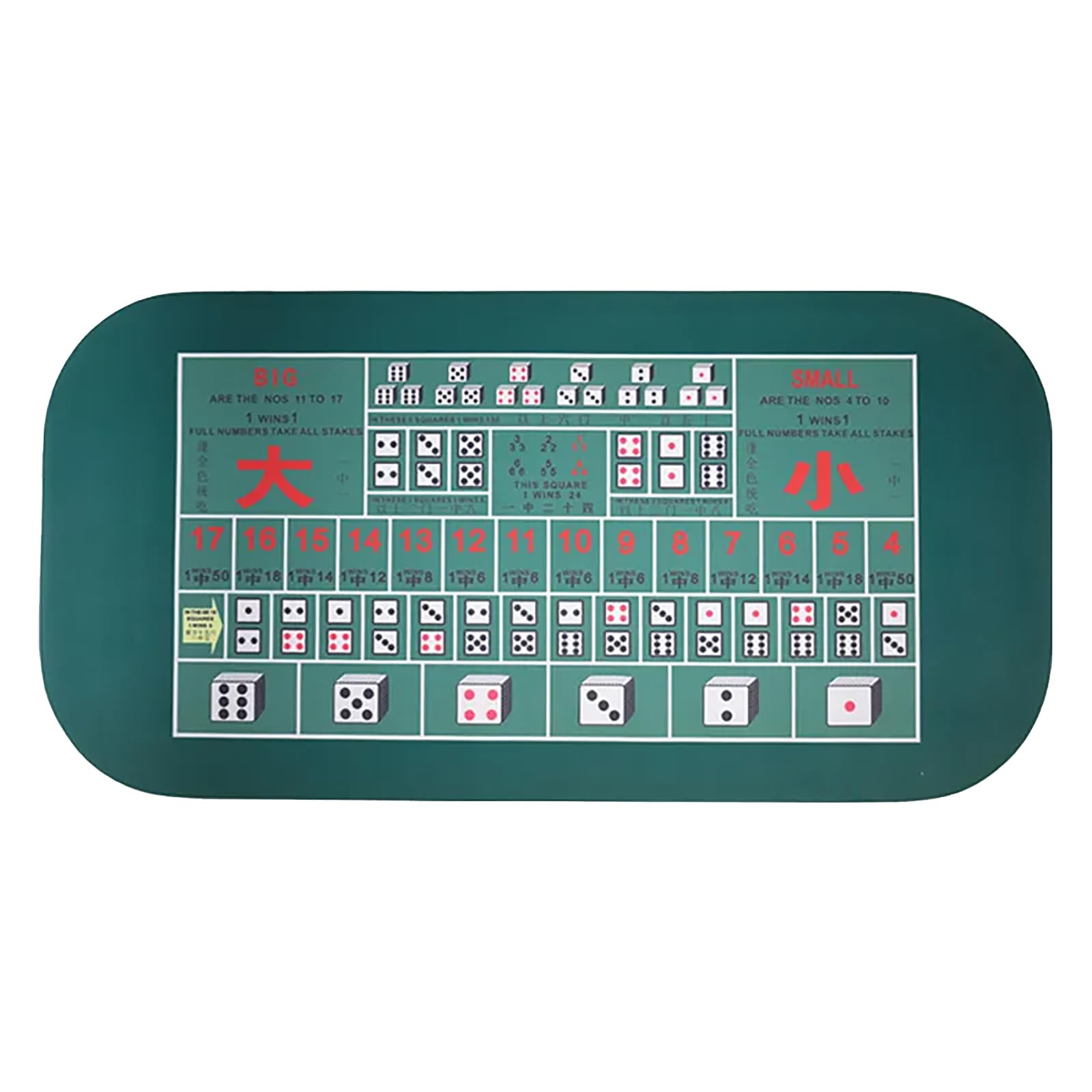 Tapis de Table de Poker, Tapis de Disposition Jeu Joueurs avec Sac Transport Dessus Table Poker en Mousse for Jeux, Casino, Blackjack(S)