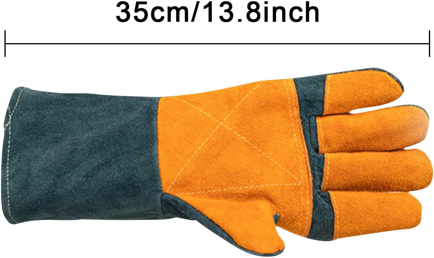 Animal Handling Gloves - Heavy Duty Protective Gauntlets for Pet Grooming | Puncture Resistant Bite Sleeves | Scratch Proof Hand Guards for Safe Wildlife &Livestock Management - Image 4