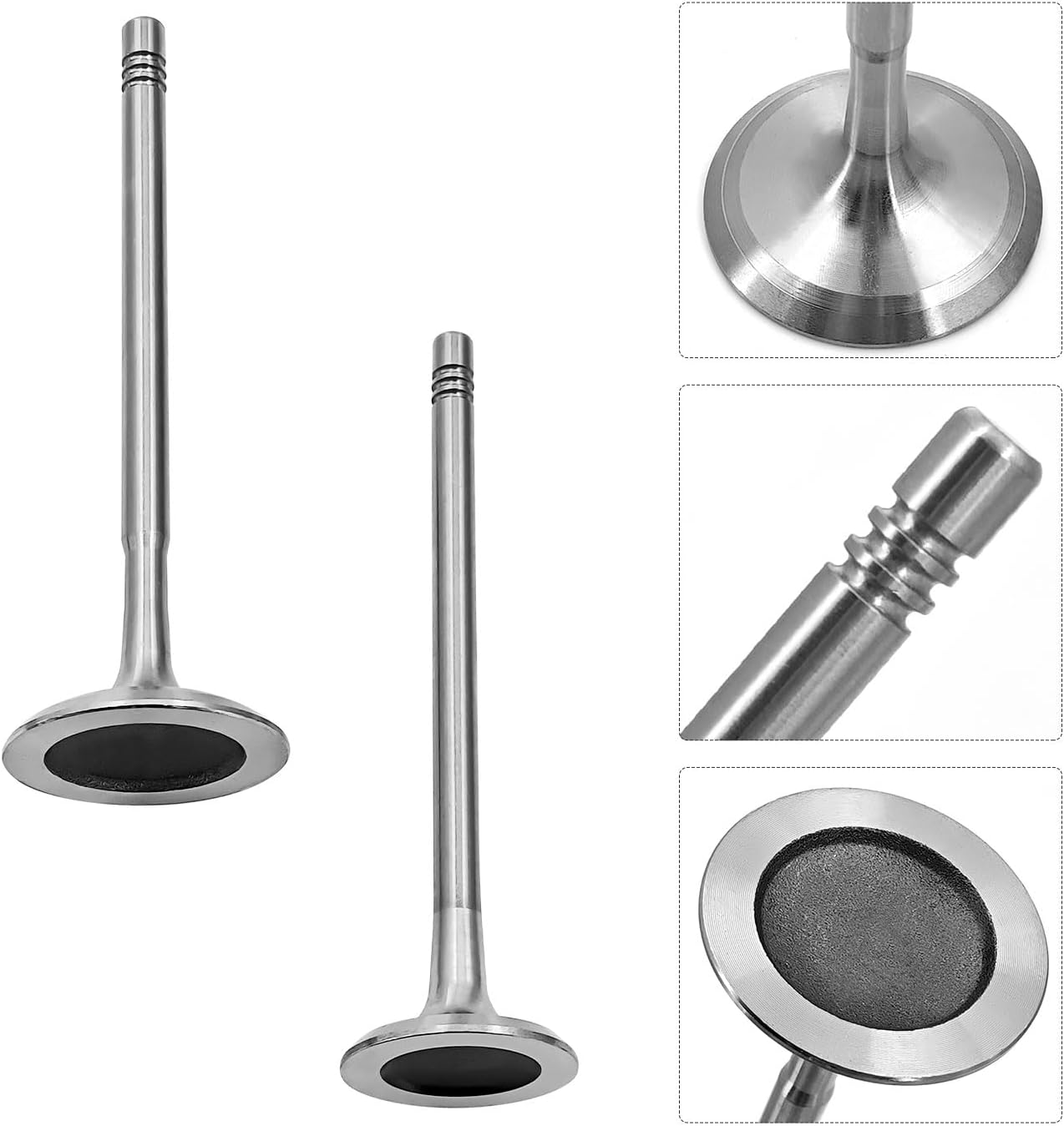 32 Pcs Intake & Exh Engine Valves Set Compatible with BMW 550i 650i 750i X5 X6 4.4L N63B44A S63B44A 2007-2018 Replaces# 11347570163 11347570164