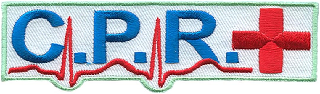 12 Pieces 2 Activity Scouts Applique Fun Patches, Safety and First Aid - CPR (CPR 2)