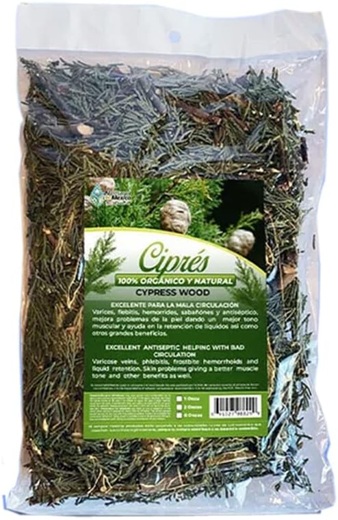 Cipres Herbal/Tea 4 oz-113g. Cypress Inhale to Relieve Congestion, Skin Health - Tierra Naturaleza