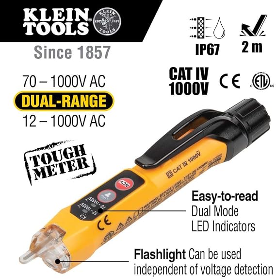 Klein Tools Premium Electrical Test Kit with Circuit Breaker Finder Accessories
