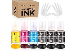 Hiipoo 600ML Sublimation Ink for ecotank et-8550 All-in-One Wide-Format Supertank Printer Heat...