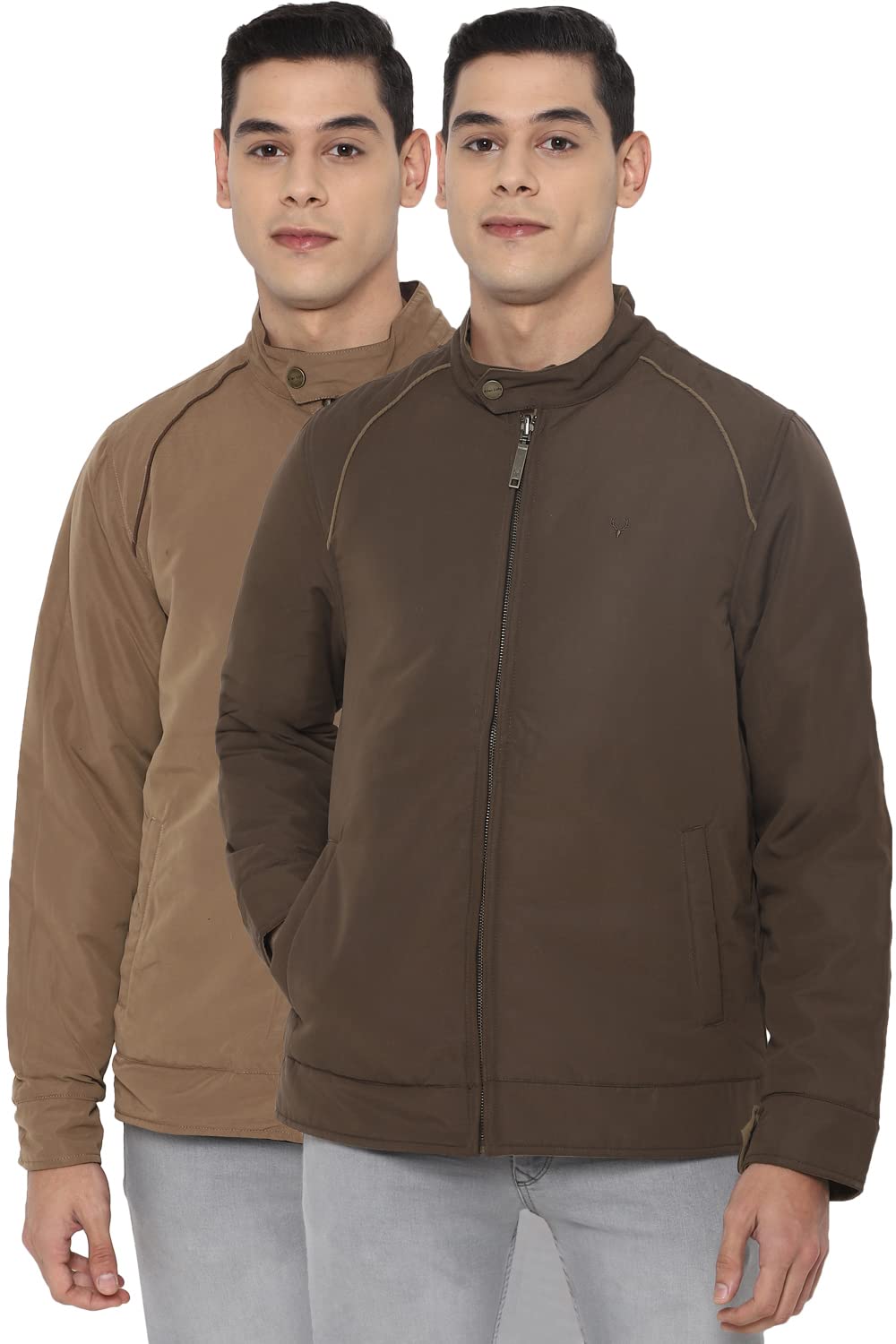 allen solly Men's Polyester Standard Length A-Line Coat-picture-44