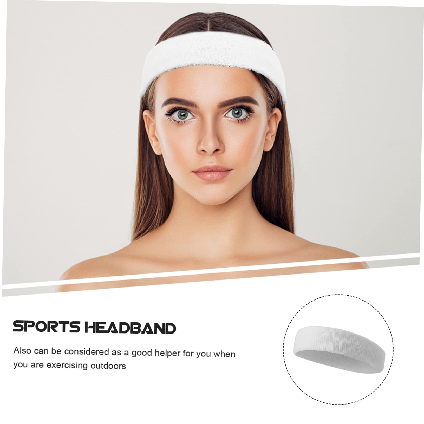 20 STK Sport Stirnband Yoga-zubehör Zubehör Für Make-up-Haarband Handtücher Fürs Fitnessstudio Schweißband Geschmeidige Haarbänder Praktische Stirnbänder Fitness-stirnbänder Bilden