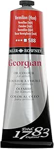 Daler-Rowney Georgian Oil Paint, Aluminium Tube, 7.61oz - 225 Ml, Cadmium Yellow Deep Hue - View #4