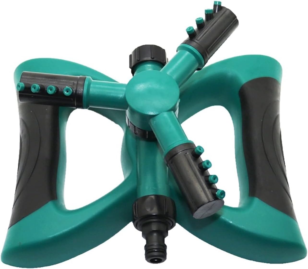 Generic Hose Connector Adapter 1 Pc 360 Degree Circle Rotating Water Sprinkler Grass Lawn Automatic Three Arm Watesprinklers Garden Irrigation Nozzles