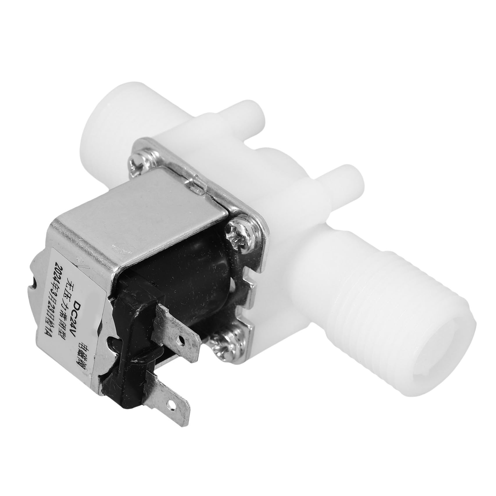 Válvula solenoide de agua de 20mm con rosca externa latón duradero 1