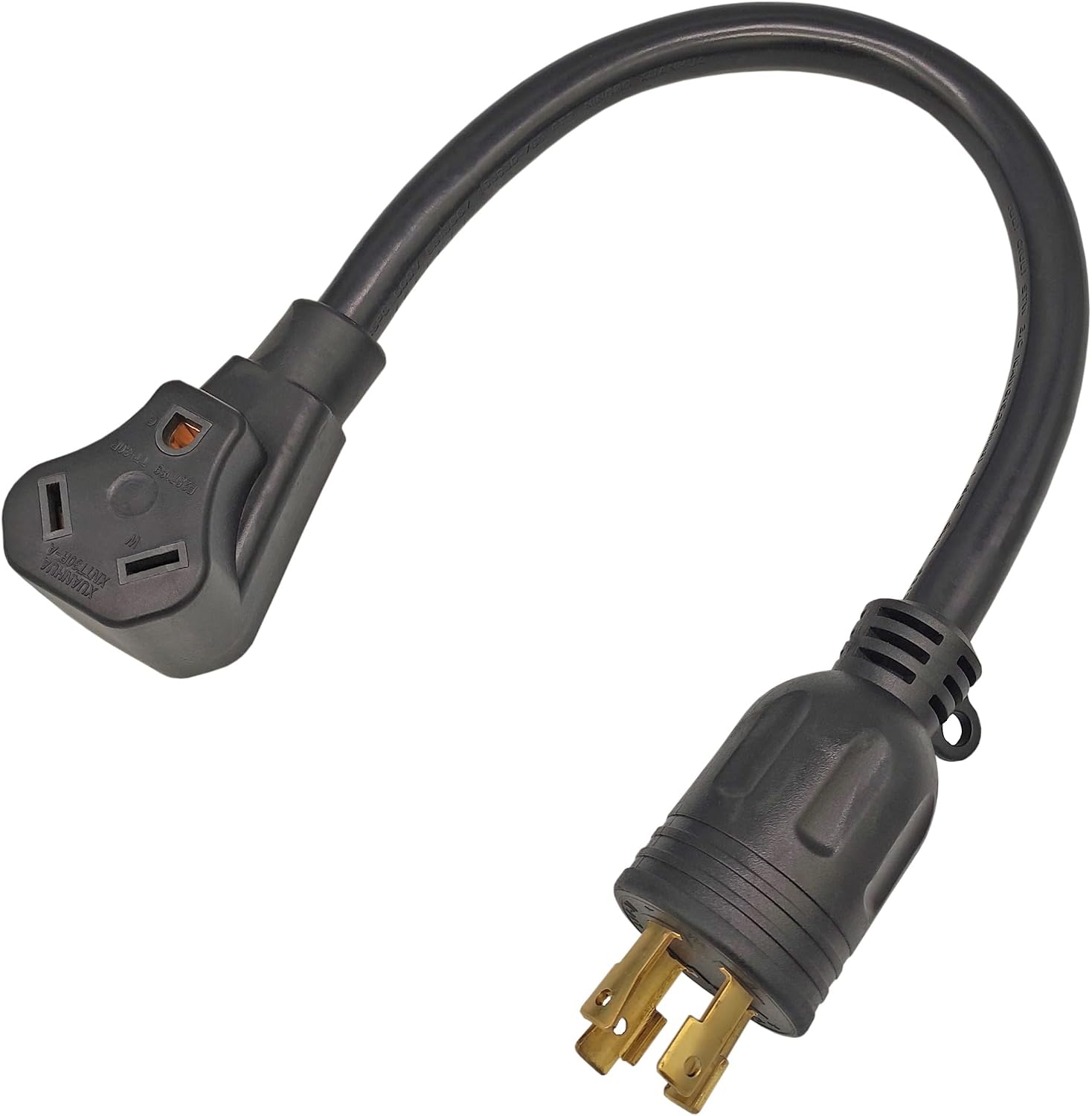 FC-103TT 10-30P to TT-30R Adapter Male NEMA 10-30P 30Amp Dryer Plug to TT-30R 30Amp RV Adapter Female Output 125Vlot