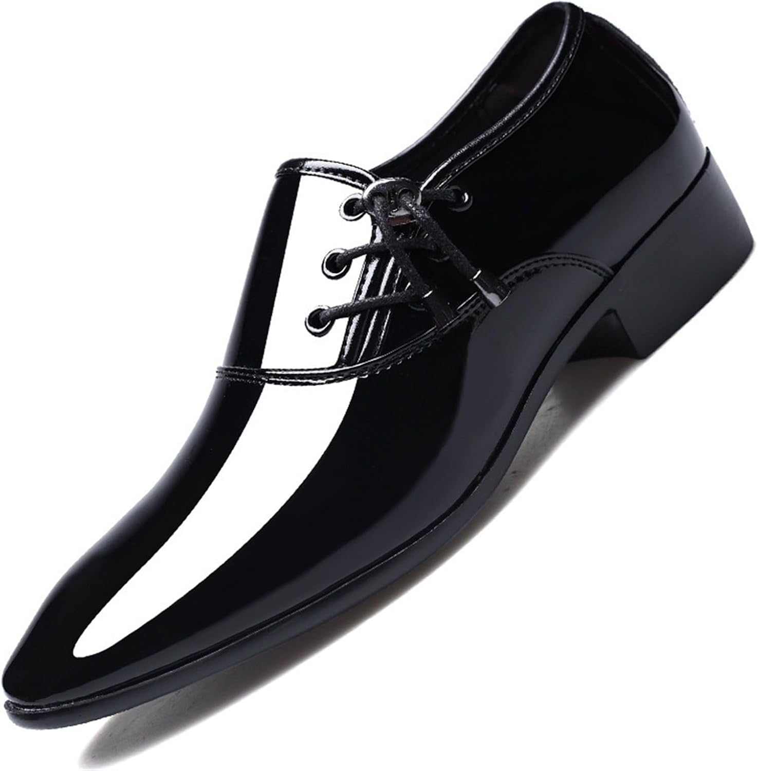 Dress Shoes for Men Men's Pointed Toe Leather Dress Shoes Formal Casual Wedding Footwear for Men